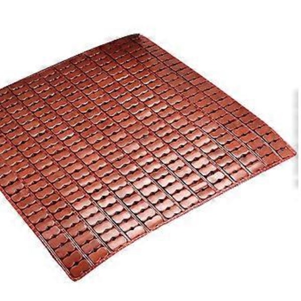 Kylande sittdyna i trä 45/50cm Fyrkantig Stol Kudde Andningsbar för Sommarbruk på Bilsäten Soffor och Kontorsstolar Stil 4 Style 4 45cm