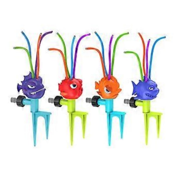 Tegneserie Vandspreder Børn Sprøjte Vand Legetøj Sprøjte Legetøj Spreder Strand Udendørs Svømme Legetøj Have Gård Forsyninger Shark sprinkler