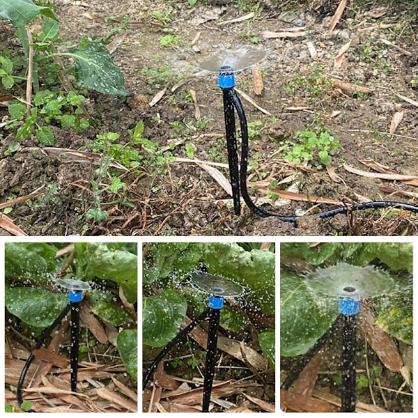 50 st Irrigationssprinkler, 360 Grader Justerbar