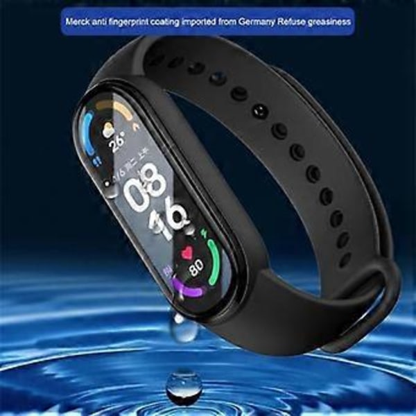 10D Filmglas för Xiaomi Mi band 7 Skärmskydd Miband 7 6 Smart Klockarmband Fullständigt