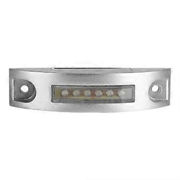 Valettu alumiininen aurinkovoimalla toimiva 6 LED ulkokäyttöön tarkoitettu vedenpitävä ajotien polkuvalo tievalo (keltainen) (style3977)