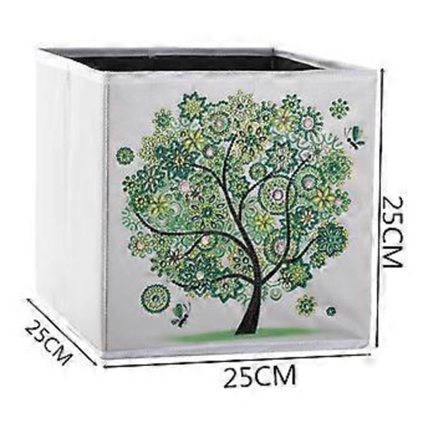 5D DIY diamantmålning Förvaringslåda Rese Kristallbehållare Fodral Organiserare Diamantbroderi Hantverk Jul Bröllop Fest Födelsedagspresenter (A) A