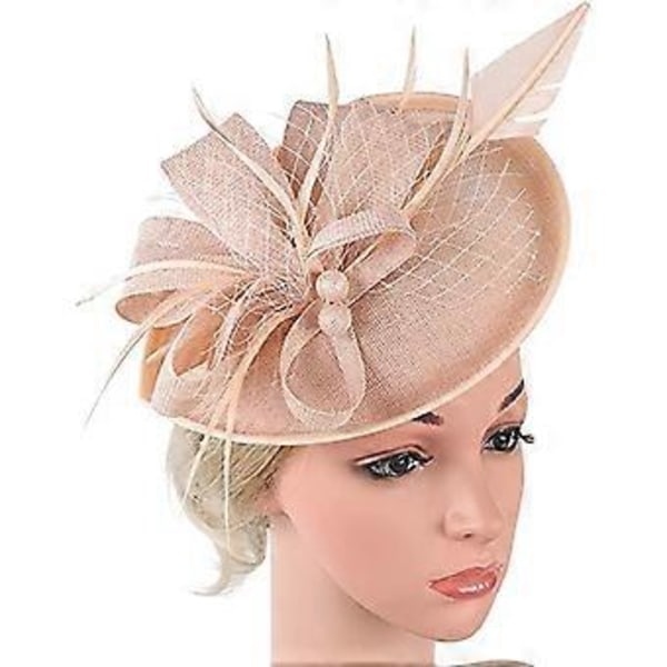 Hodebånd Blomst Mesh Hårbånd Pillbox Hatt Hårbøyle Cocktail Teselskap Hodeplagg RosaRosa Pink