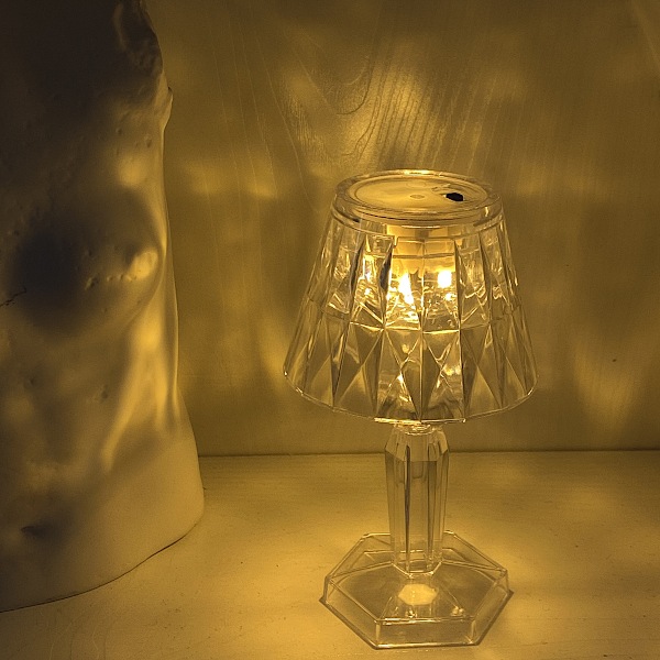 Krystallbordlampe, krystalldiamantbordlampe