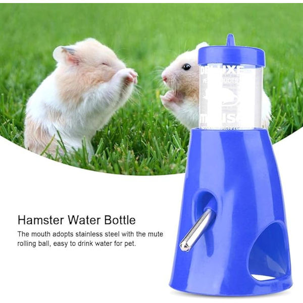 2-i-1 Vannflaske for Hamsterhus, Vannbeholder, Vannflaske, Vanntett