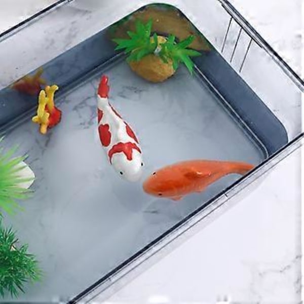 2 stk. Flydende Fisk Dekoration Dekorativ Flydende Fisk Akvarium Undervands Håndværk Keramisk Fisk (Blandet Stil)