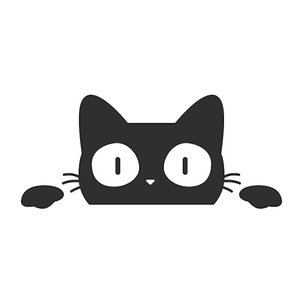 Vandafvisende Bilstickere med Katte og Dyr