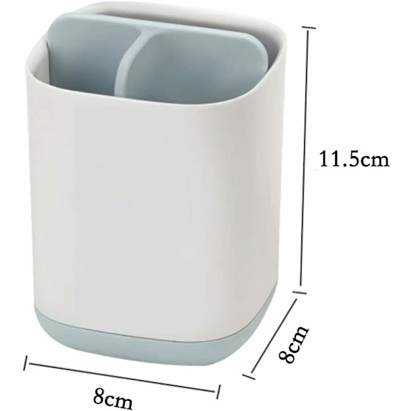 Minimalistisk Tandbørsteholder, Tandbørsteboks, Skridsikker Bund, Ma