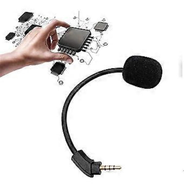 Ersättnings 3.5mm Mikrofon för Kingston HyperX Cloud Revolver S Spelheadset Gaming Hörlurar Mi
