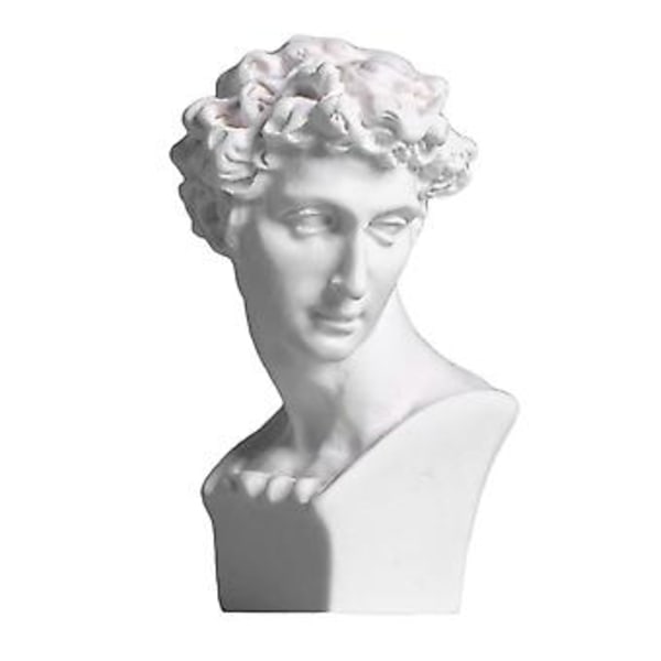 6 cm Klassisk Grekisk Huvudbyst Staty Skulptur Figurin Heminredning Staty (David) David