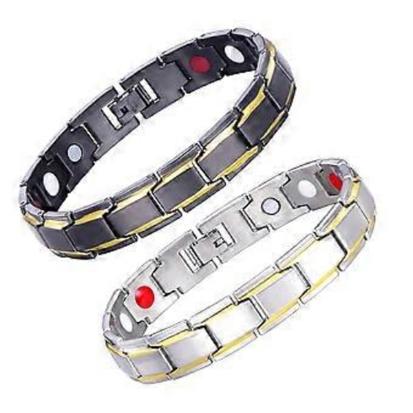 Magnetisk Armbånd Terapi Vekttap Artritt Helse Smertelindring for Menn Gutt