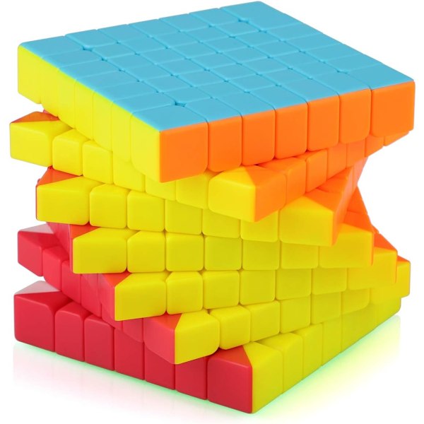 Nopeuskuutio 7x7 7x7x7 Tarraton Taikapala Taika Nopeuskuutio