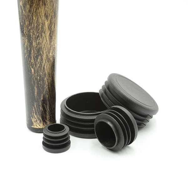 200 stycken runda plastproppar i blandade storlekar, rörändlock