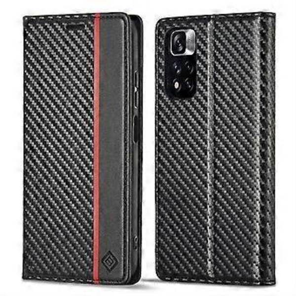 Carbon Fiber PU-etui til Xiaomi Redmi Note 11 Pro China