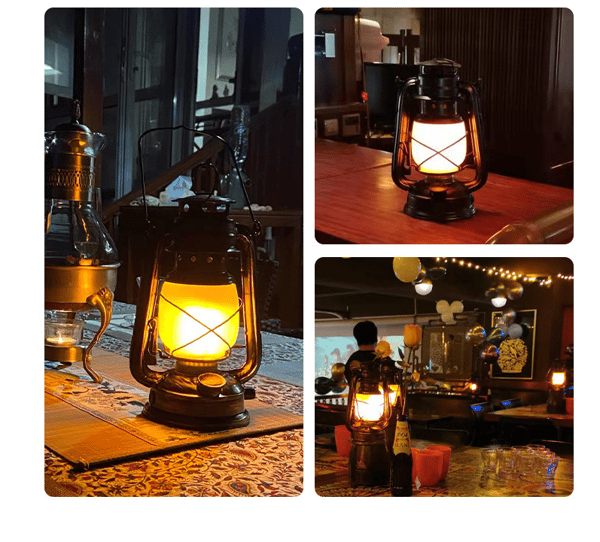 1 stk, Lampe, LED Stormlampe, Vanntett Dekorativ Lanterne