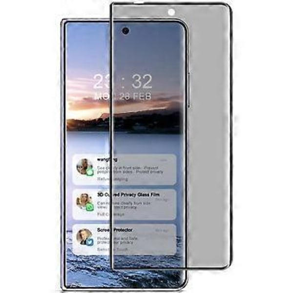 IMAK Honor Magic V2 5G/Magic Vs2 5G Näytönsuoja Anti Spy Täysi Peitto Karkaistu Lasi