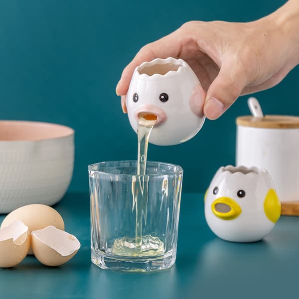 Keramisk eggehvite-separator - Gul