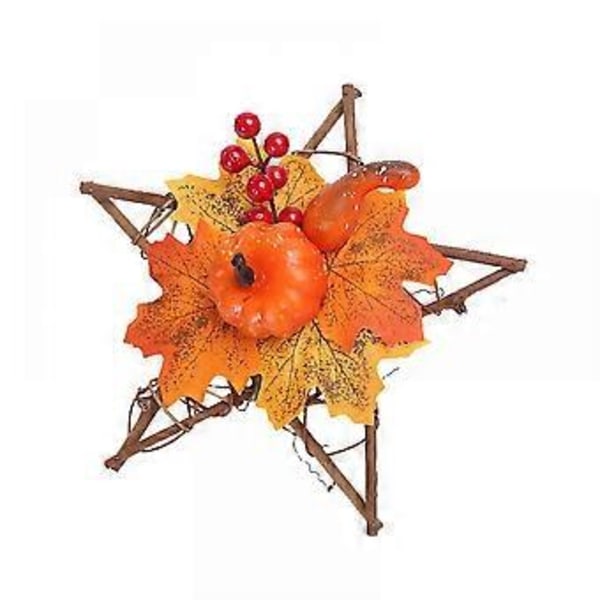 2 kpl Halloween koristeellinen köynnös B-tyyli 25CM viisisakarainen tähti
