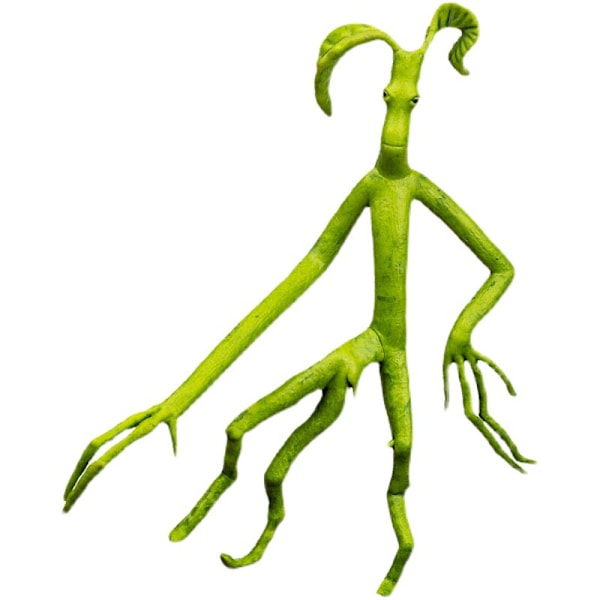 Böjlig Bowtruckle Träalfen skyddar trädet och tråden d
