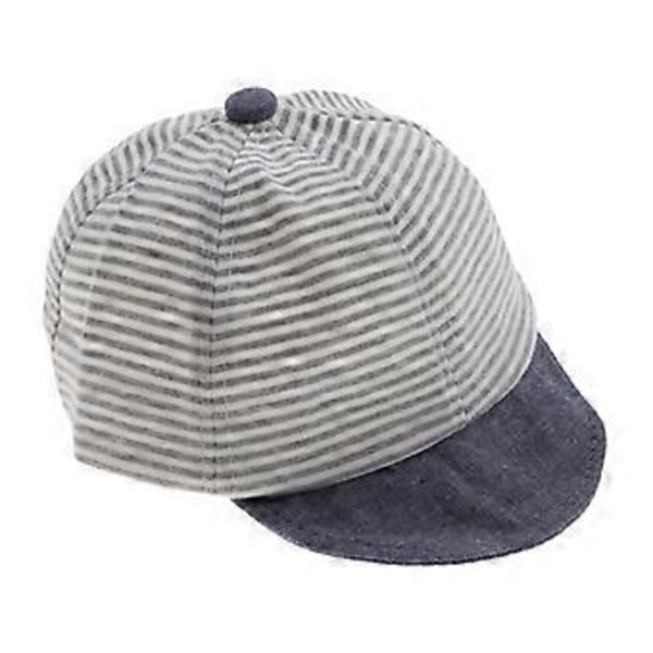 Basebollkeps för Barn Pojkar Flickor Småbarn Baby Casual Utomhus Sport Justerbar Hatt (Grå)