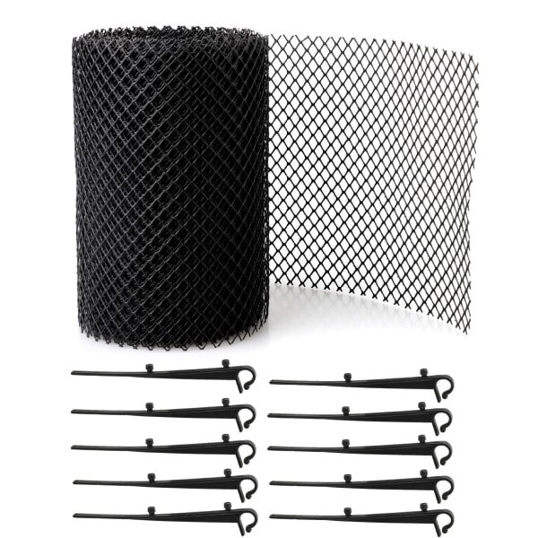 1PC Black Packaging Mesh-Plastic Drainage Mesh Protective Sheet P