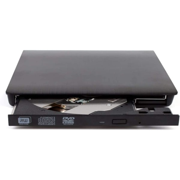 USB 3.0 Slim Drive Extern DVD-brännare 9,5 mm DVD RW-enhet (kontakt
