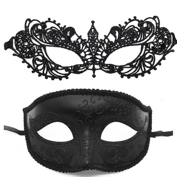 Pariskunnan Venetsian Maskit - Maskeeripallo Maskit Karnevaali Mardi Gras Prom Maskit Maskeeripallojuhlat Maskit..