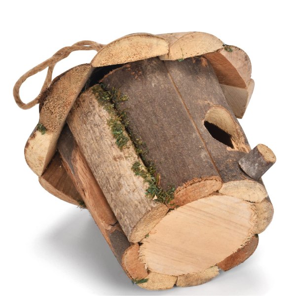 Fågelholk för utomhus, fågelholkar, fågelholkar, trä fågelholkar för dekoration