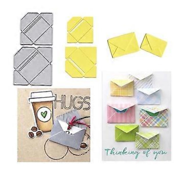 Kuvert Metall Skärande Dies Handgjorda Hantverk DIY Scrapbooking Präglingsmaterial för Barn Flicka