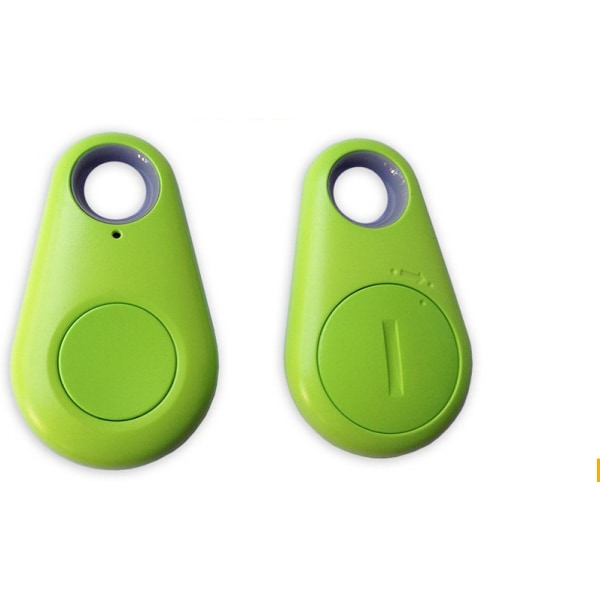 2 stk (grønn) Mini Bluetooth Tracker Bag Lommebok Nøkkel Kjæledyr Anti-Lost F
