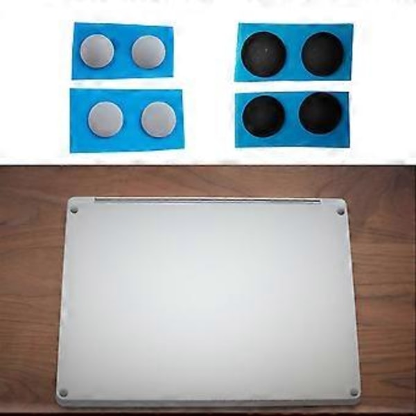 Laptop Bakre Bas Skydd Gummikudde för Surface Laptop 1 2 1769 1782 Gummifot Halkskydd Grå Grey