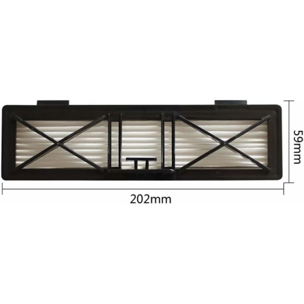 4 stk. HEPA-filter til D7 D3 D4 D5 D6 D70 D75 D80 D85 støvsuger
