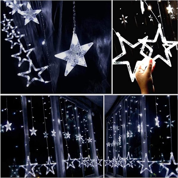LED-gardinlys, lysgardin, julegardinlys, jul