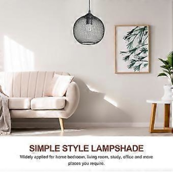 Lampskärm Utskuren Lampskärm Metall Ljusskärm Järntråd Lampskärm Hängande Ljusskydd