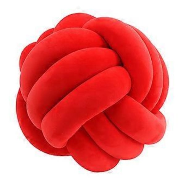 Knutepute Hjem Dekorativ Pute, Moderne Hjem Sofa Dekor Pynteputer red