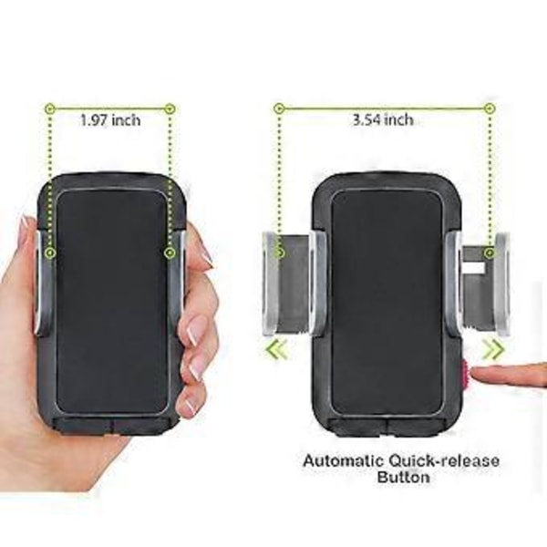 Universell Biltelefonhållare, Vindruta Lång Arm Mobiltelefonhållare Kompatibel med iPhone 8/X/7/6S/6 Plus/5S/5, Samsung Galaxy S6 S5, Nexus 5X/6P