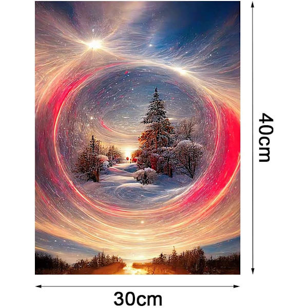 5D DIY timanttitaide, timanttimaalaussarjat, 30 x 40 cm täysi pora P