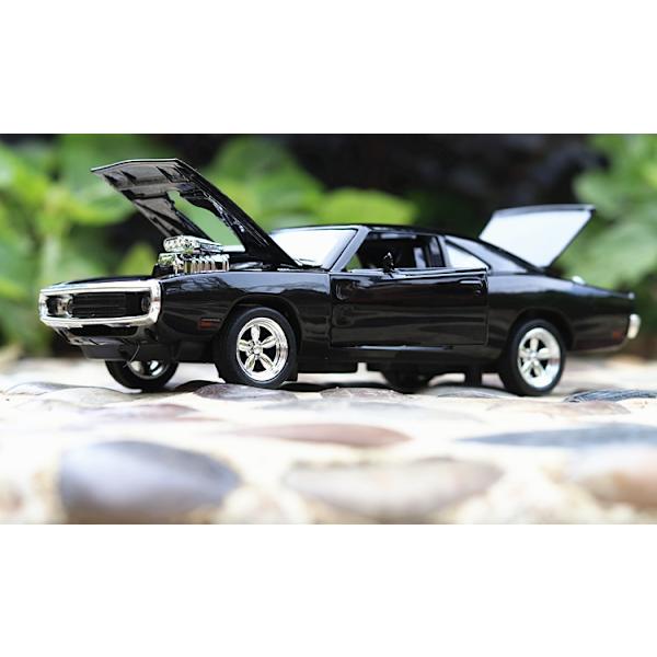 Mustang GT 1967 Musta GT500 pienoismalli, mittakaava 1:32