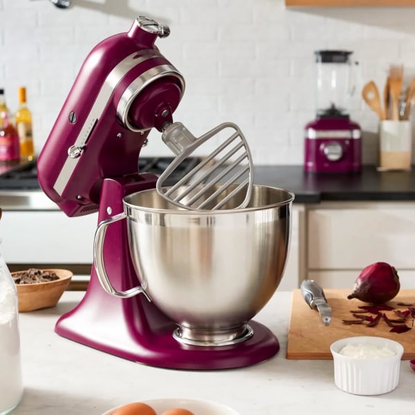 Platt visp för k-itchenaid hushållsmixer, ersättning bakverk visp