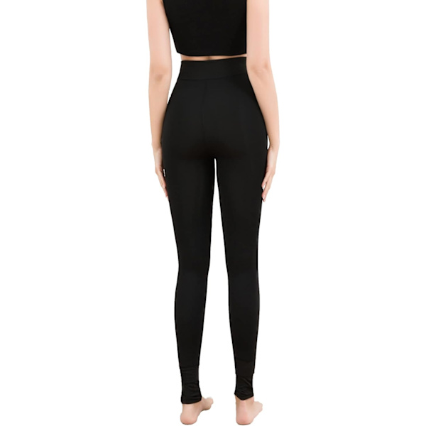 Vintervarme Strækbare Termiske Leggings Bukser til Kvinder - Small-Medium