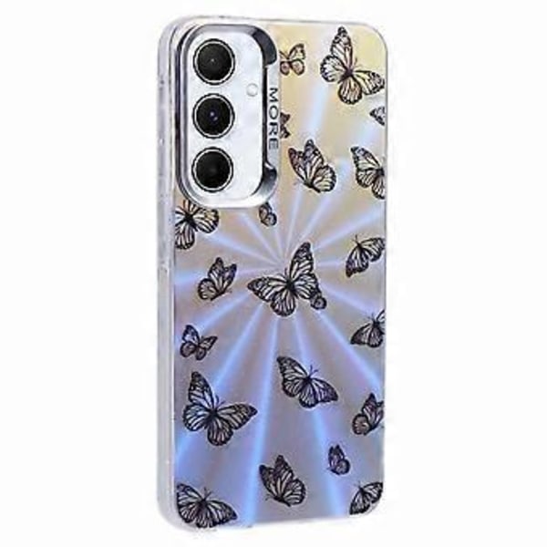 Samsung Galaxy S25+ -kotelo Laser TPU+PC Puhelinkuori Galvanoidulla Perhoskuviolla - AB5 AB5