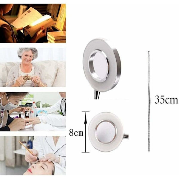 Skrivebordslampe Skjønnhetssalong Tattoo Lampe med USB LED Bordlampe