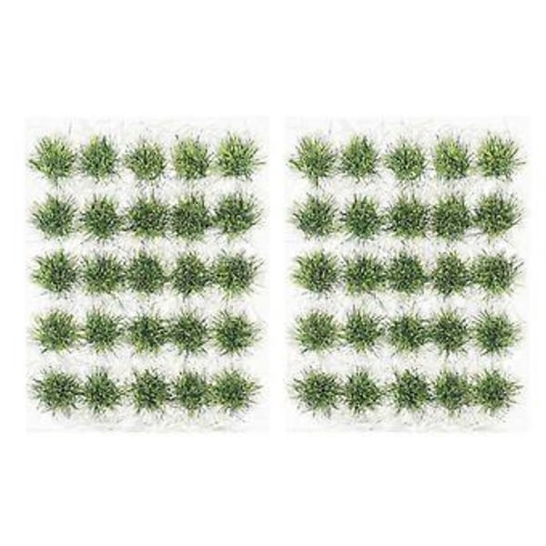 1 Eske Simuleringsgressklynge Dekor Sandbord Dekorativ Gressklynge Green 2
