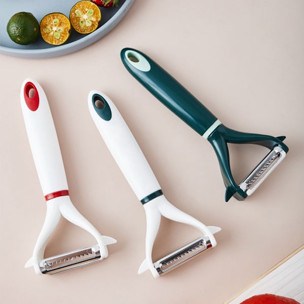 Rostfritt Stål Skalare Frukt Och Grönsaks Skalare Slicer Kök