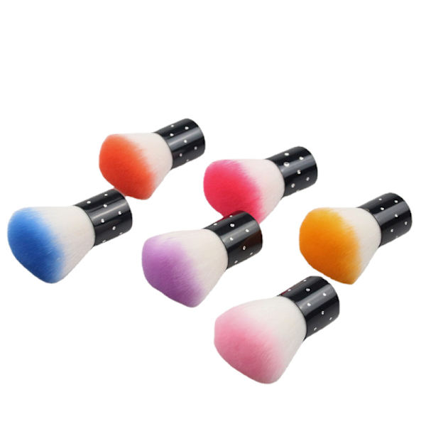 Nagelkonst dammborste, Nagelkonst mjuka nagelrengöringsborstar 6PCS