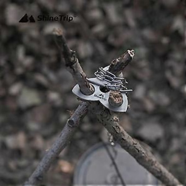 Camping Tripod Board Tilbehør Gjør Grener om til Bål Tripod for Matlaging Bærbart Campingutstyr for Reise Utendørs