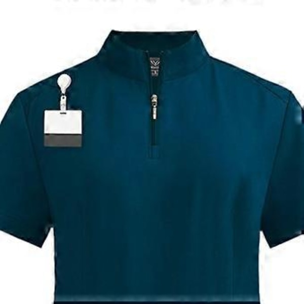 Skrubbsett Myk Topp og Joggebukser for Dyrepleier Skjønnhetssalong SPA Kosmetikk (Blågrønn L) Blue Green L