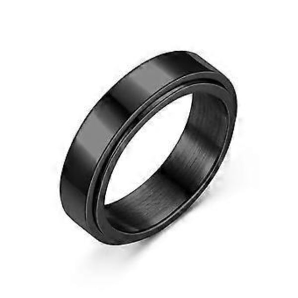 Par Ring Rustfrit Stål Roterbar Ring Black 10