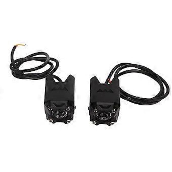 2 st Motorcykel LED Spotlight 60W 4500LM Dubbelfärgad Hög Ljusstyrka Extra Pod Spotlights