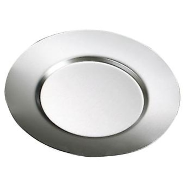Rustfri Stål Tallerken Rund Bøftallerken Husholdnings Madtallerken Metal Bøftallerken Rustfri Stål Tallerken